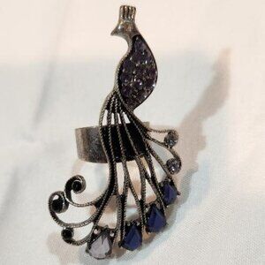 Vintage Peacock Statement Ring